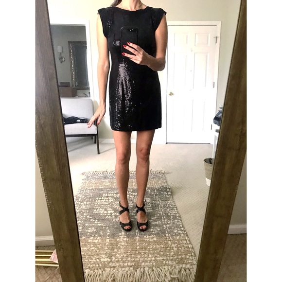 🖤 Nanette Lepore Sequin Cocktail Dress - Picture 3 of 8